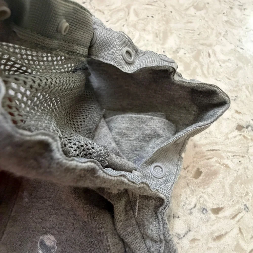 Gray SNOO Sack Celestial Sleep Sack Size M 3-6 Months Vented Cozy Organic Cotton